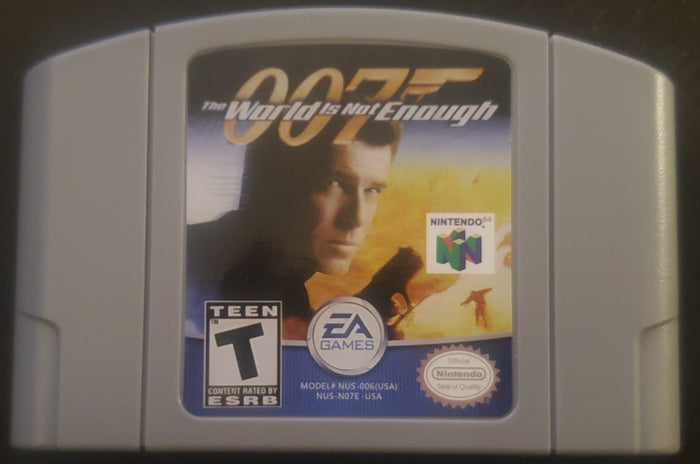 007 The World is Not Enough N64 Nintendo 64 Video Game Cartridge 2000 by VintageVideoGameStore