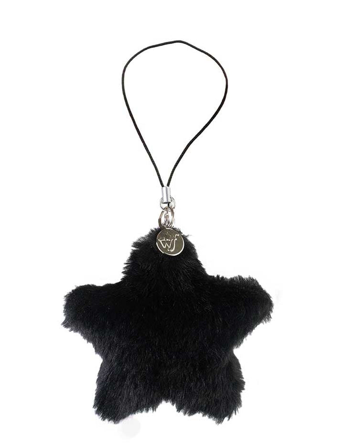 Fluffy Star Charm | Black by Wildflower Cases