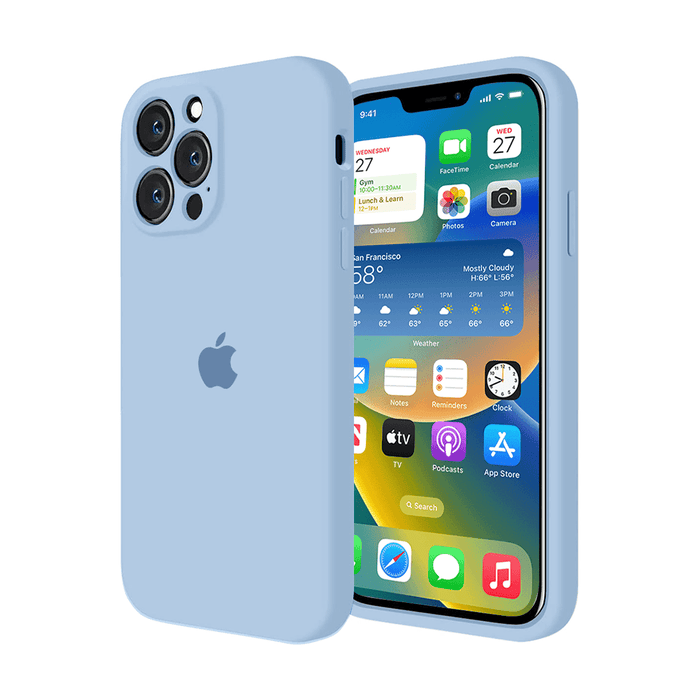 iPhone Camera Protection Silicone Case (Sky Blue) by Vogueen