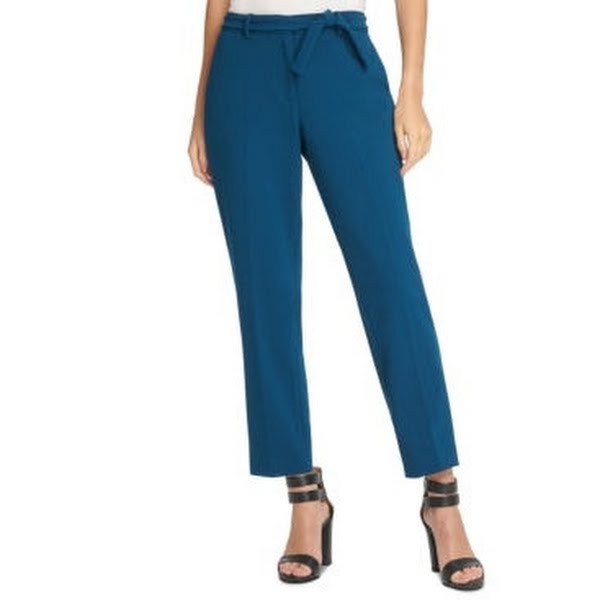 Dkny Petite Tie-Belted Dress Pants by Vanessa Jane