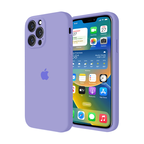 iPhone Camera Protection Silicone Case (Lilac) by Vogueen