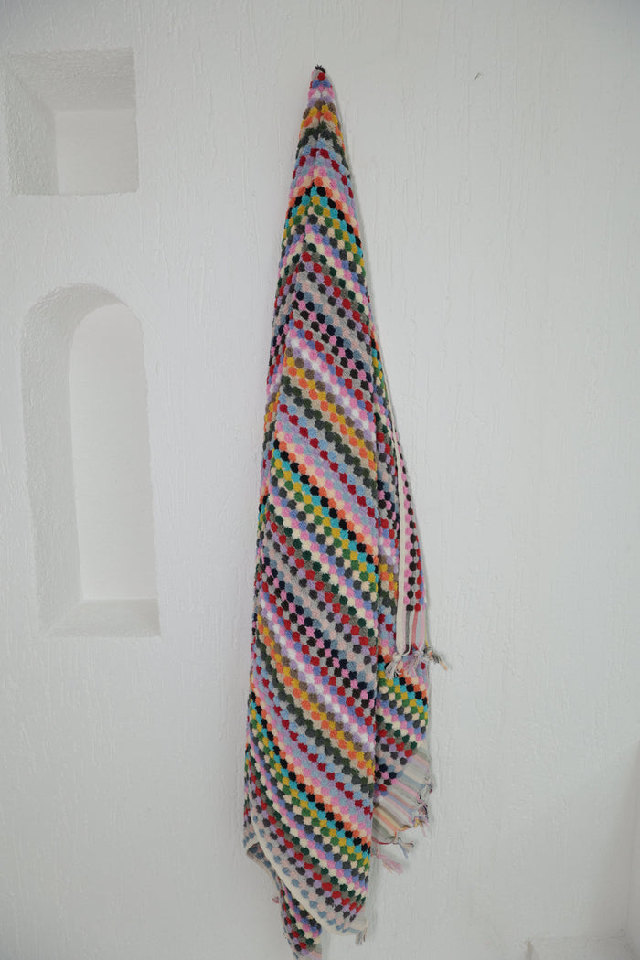 Colorful Dotted Bath Towel by NoaPure.com