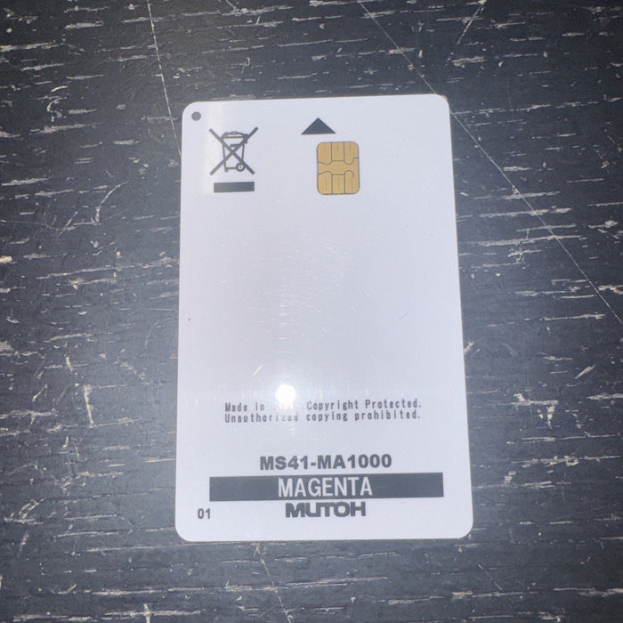 Mutoh MS41 Ink Smart Chip Card, Magenta by Price Is Right Miami