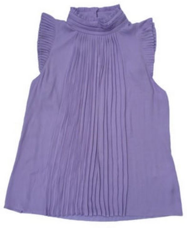 INC International Concepts Women's Pleated Knit Sleeveless Top by Vanessa Jane