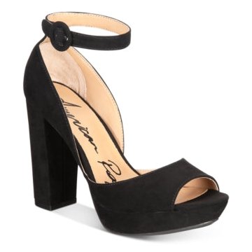 American Rag Reeta Block-Heel Platform Sandals, Size 9 by Vanessa Jane