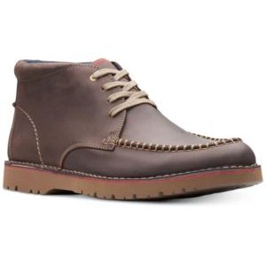 CLARKS Mens Vargo Apron Dark Brown Leather by Vanessa Jane