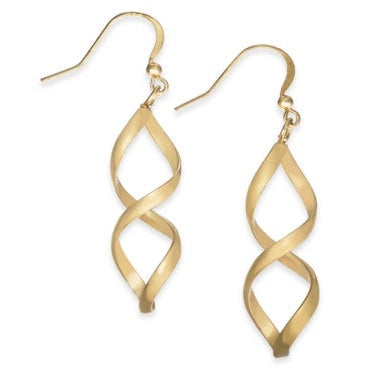 Charter Club Twist Drop Earrings by Vanessa Jane