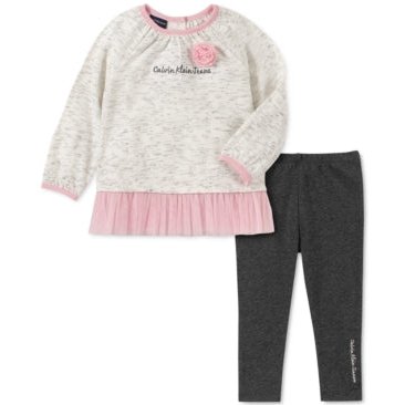 Calvin Klein Girls Tunic and Leggings by Vanessa Jane