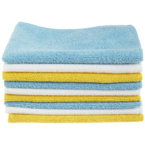 Amazon Basics Microfiber Cleaning Cloths, Non-Abrasive, Reusable and W - 36 Pack by Vanessa Jane