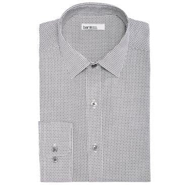 Bar III Mens Slim-Fit Stretch Easy-Care Square Dobby Dress Shirt, Size XL by Vanessa Jane