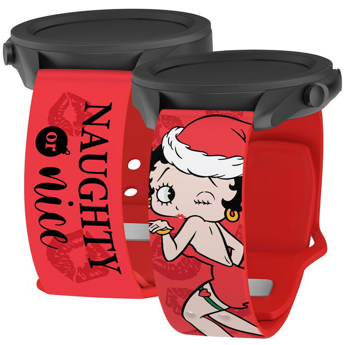 Betty Boop Happy Holidays HD Watchband for Samsung, Garmin, Fossil, and More by Affinity Bands