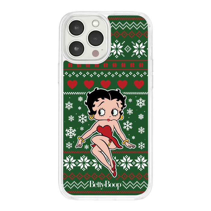 Betty Boop Happy Holidays HD Apple iPhone 13 Series Mag-Safe Phone Case by Affinity Bands