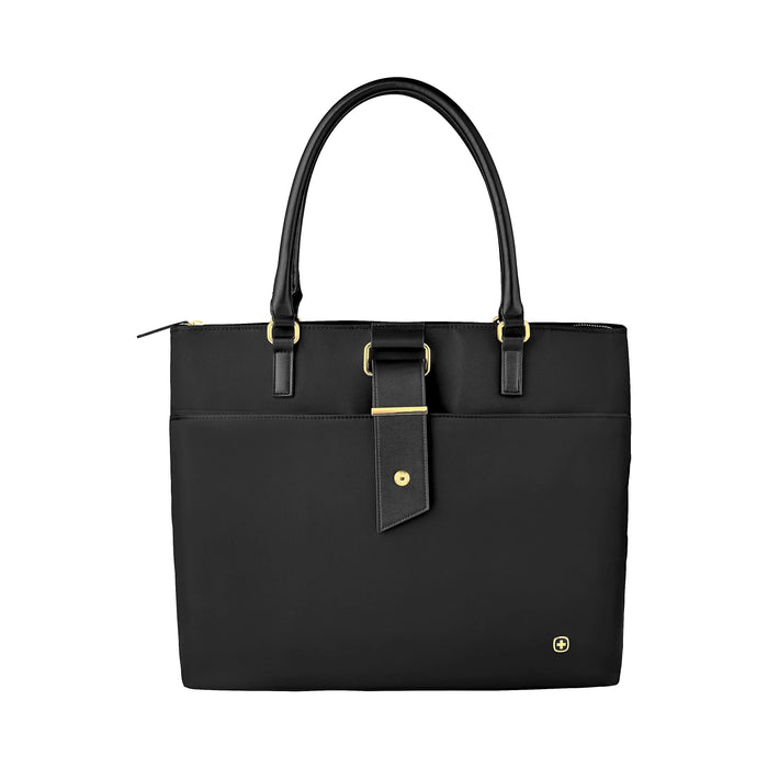 Wenger Ana Laptop Tote, Black Nylon (600772) by Vanessa Jane