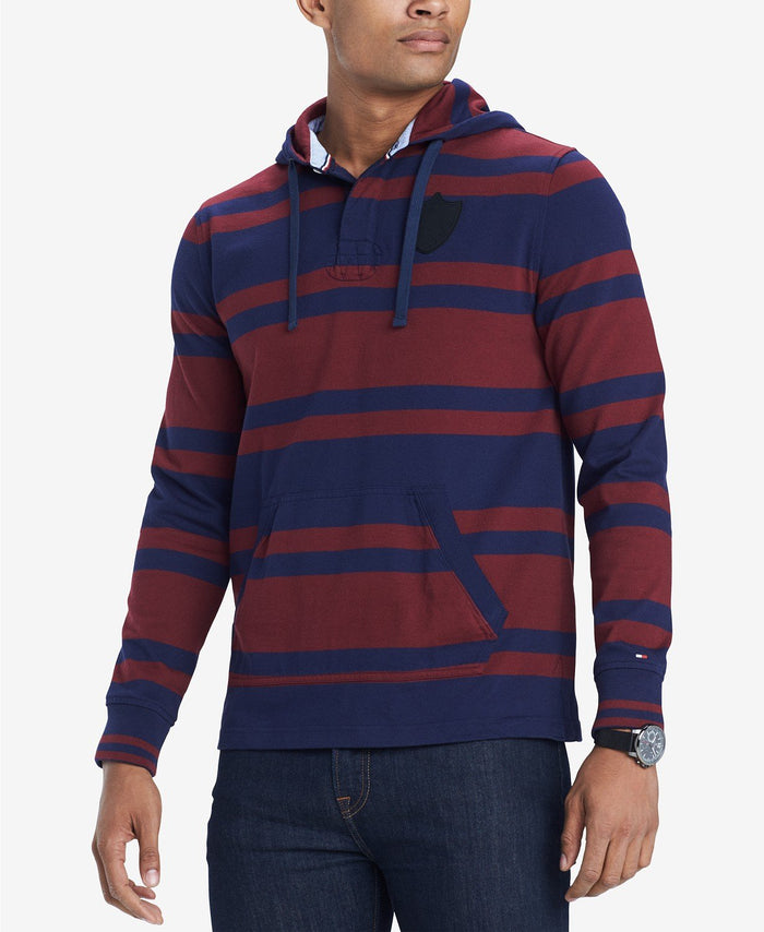 Tommy Hilfiger Mens Leonard Pull-Over Rugby Shirt, Size Small by Vanessa Jane