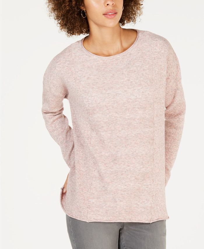 Style & Co Mixed-Rib Sweater by Vanessa Jane