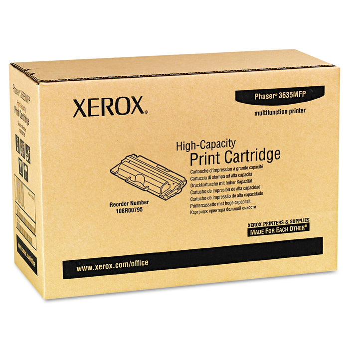 Xerox 108R00795 High-Yield Toner, 10,000 Page-Yield, Black
