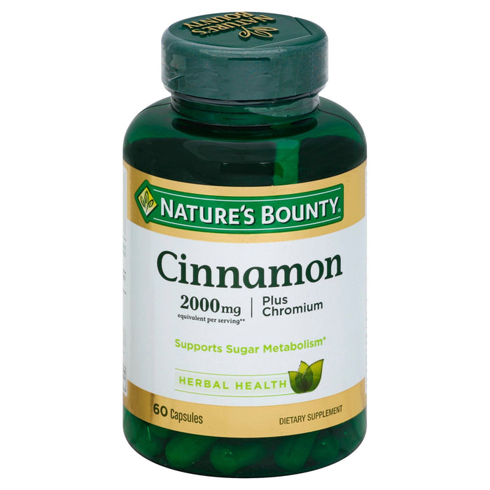 Nature's Bounty® Cinnamon 1000 mg Capsule, 60 EA (2000 mg per serving) by Pasteur Pharmacy