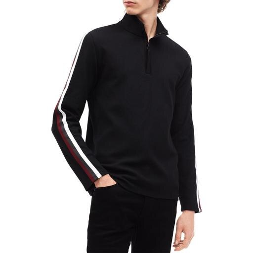 Calvin Klein Mens 1/4 Ribbed Pullover Sweater - XX-Large by Vanessa Jane