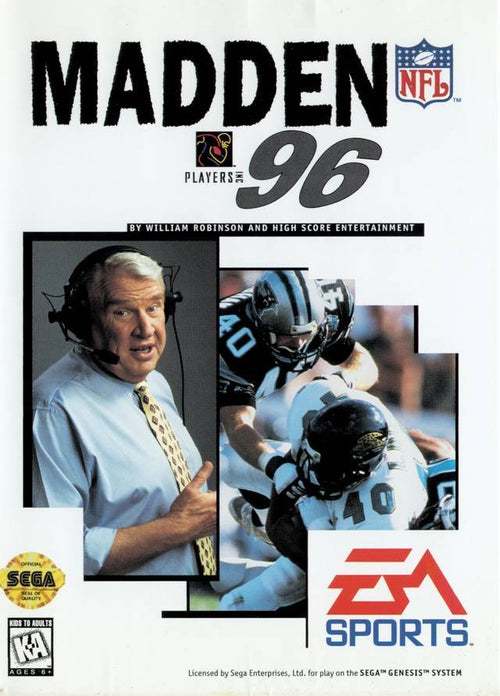 Madden NFL 96 (Sega Genesis) by J2Games