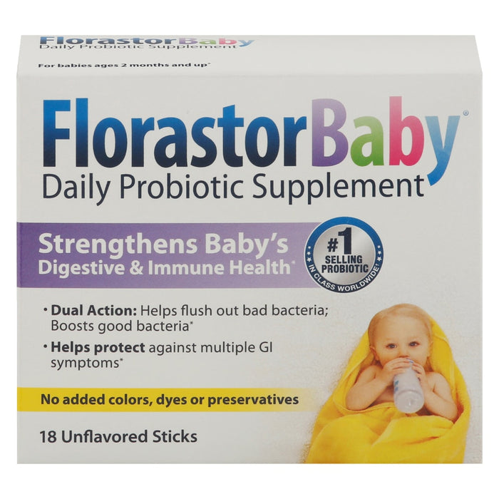 Florastor Baby Dual Action Probiotic Supplement 18Ea by Pasteur Pharmacy