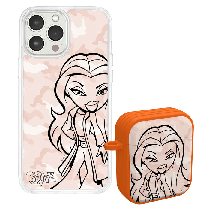 Bratz® Passion For Fashion HD Apple iPhone 14 Mag-Safe Phone Case and AirPods Gen 1 & 2 Combo Package by Affinity Bands