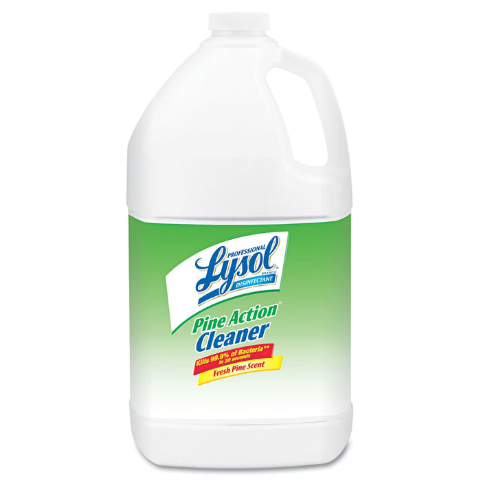 Professional LYSOL Disinfectant Pine Action Cleaner Concentrate, 1 gal Bottle