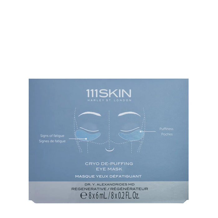 111SKIN Cryo De-Puffing Eye Mask Box by Nava Beauty