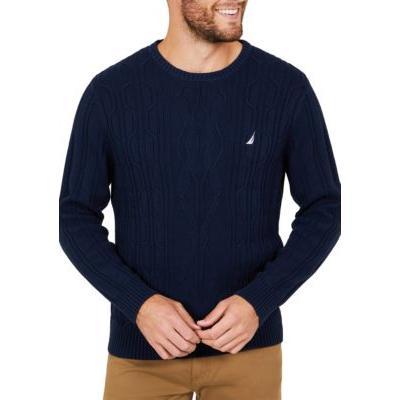 Nautica Mens Cable-Knit Sweater by Vanessa Jane