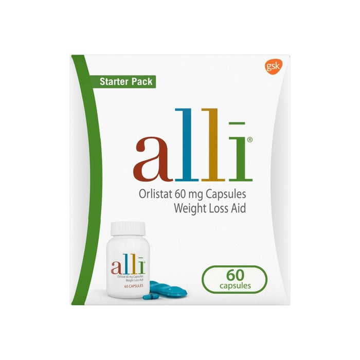 Alli Orlistat 60mg Weight Loss Aid Starter Kit Capsules - 60ct by Pasteur Pharmacy