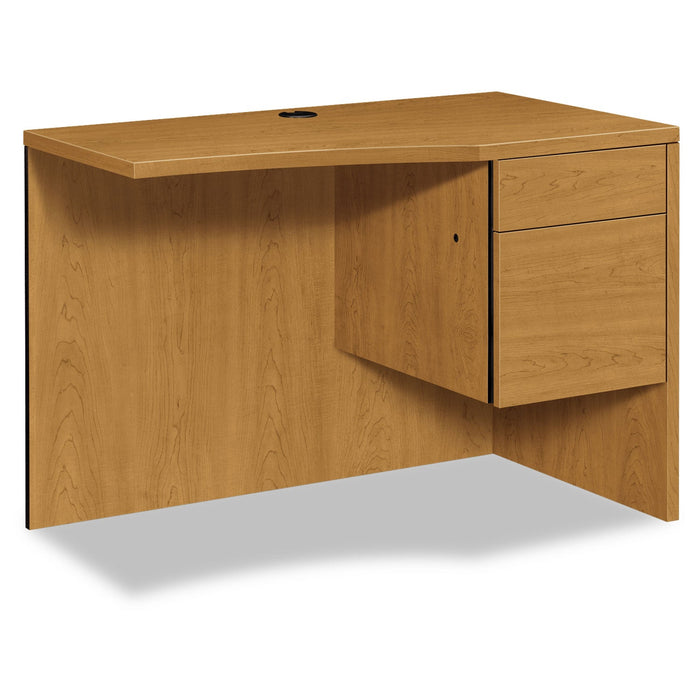 HON 10500 Series Curved Return, Right, 42w x 18 to 24d x 29.5h, Harvest