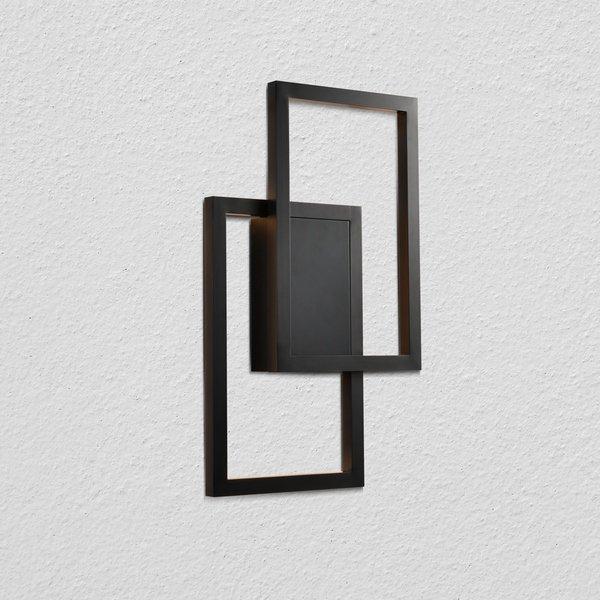 VONN Lighting Radium 11.75 in. Black Integrated LED Sconce by Vanessa Jane