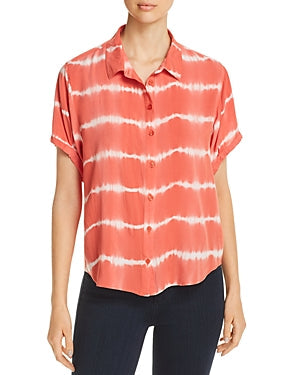 Velvet Heart Short-Sleeve Tie-Dye Shirt by Vanessa Jane