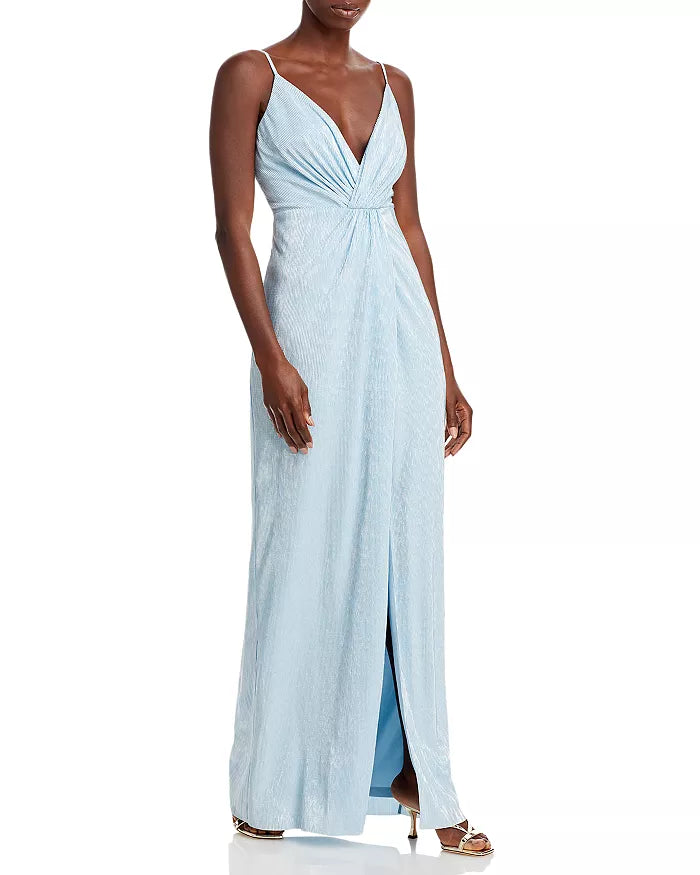 Aidan by Aidan Mattox Pleated Gown, Size 8 by Vanessa Jane
