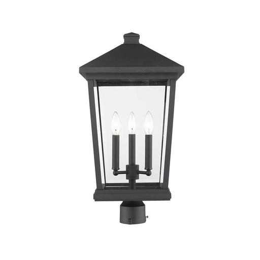 Z-Lite 568PHXLR Beacon 3 Light 24-in Tall Outdoor Single Head Post Light by Vanessa Jane