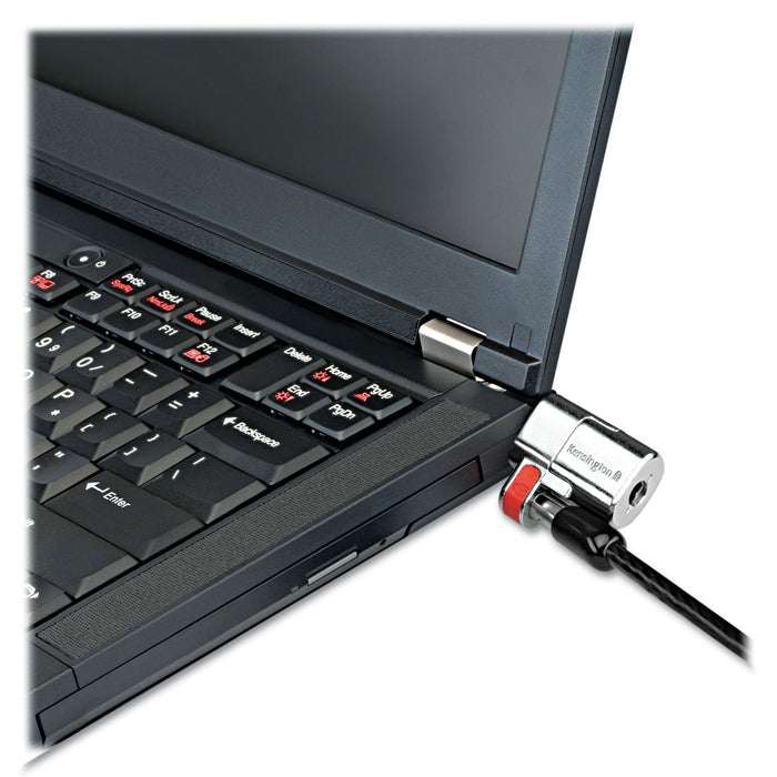 Kensington ClickSafe Keyed Laptop Lock, 5 ft Cable, Black