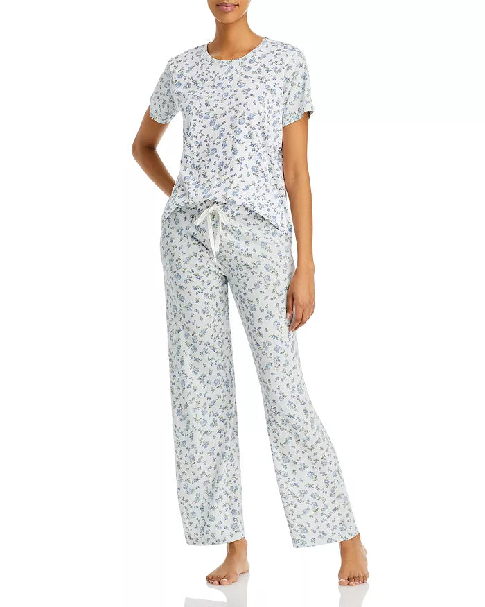 Aqua Ditsy Dayz Pajama Set by Vanessa Jane