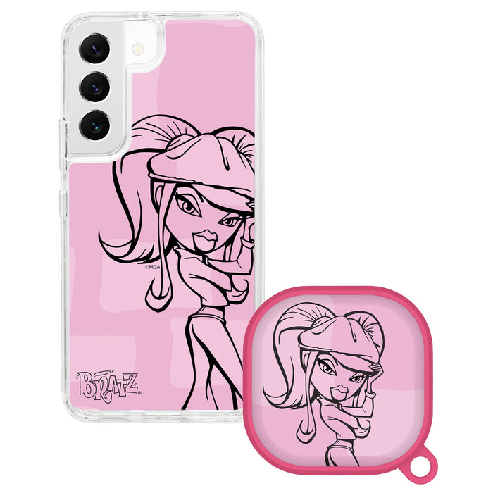 Bratz® Passion For Fashion HD Samsung Galaxy S23 Series and Buds Pro Combo Package by Affinity Bands