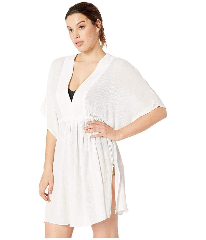 Ralph Lauren Crinkle Rayon Cover Up Tunic Dress by Vanessa Jane