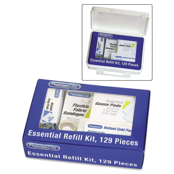 PhysiciansCare Complete Care Essential Refill Kit, 129 Pieces, Box