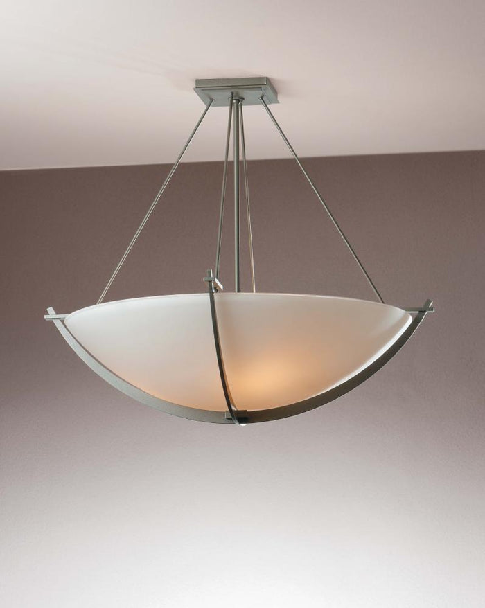 HUBBARDTON FORGE Compass Medium 3-Light Semi Flush Mount by Vanessa Jane