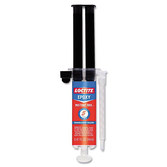 Loctite Instant Mix Epoxy, 0.47 oz, Dries Clear