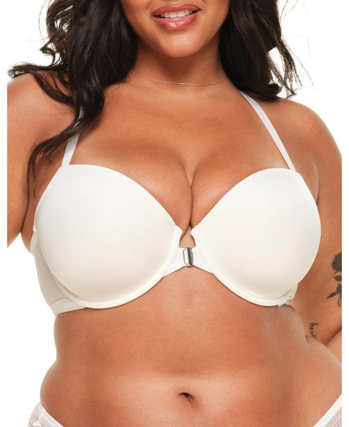 Adore Me Womens Alara Contour Demi Bra - White, 38DD by Vanessa Jane