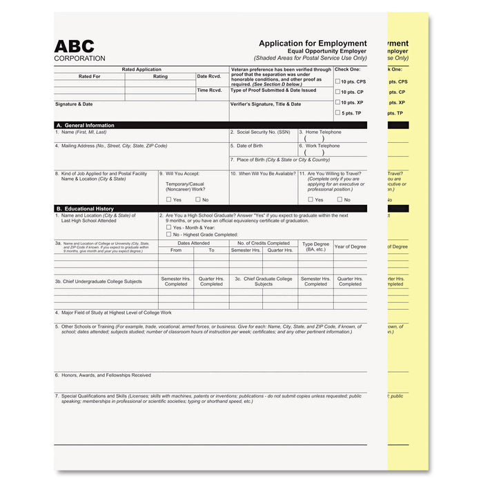 Iconex Digital Carbonless Paper, 2-Part, 8.5 x 11, White/Canary, 1,250/Carton