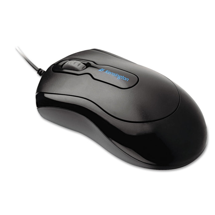 Kensington Mouse-In-A-Box Optical Mouse, USB 2.0, Left/Right Hand Use, Black