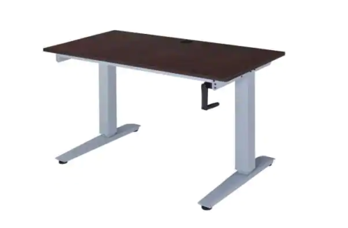 Bliss Collection 92384 47in Desk With Adjustable Height Handle Lift Contemporary by Vanessa Jane