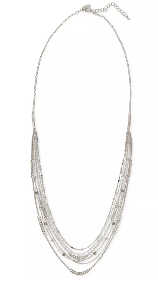 Style and Co Bead and Imitation Pearl Layered Strand Necklace by Vanessa Jane