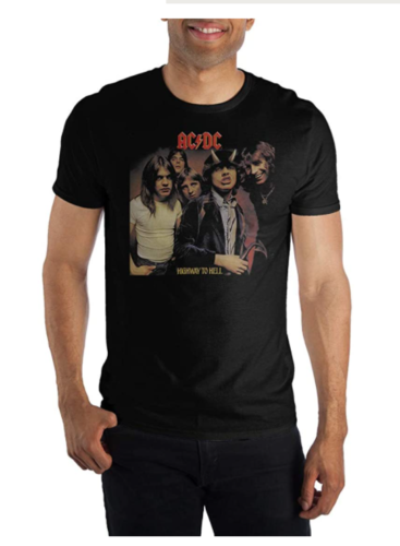 Pacsun AC/DC Highway to Hell Short-Sleeve T-Shirt-S, Size Small by Vanessa Jane