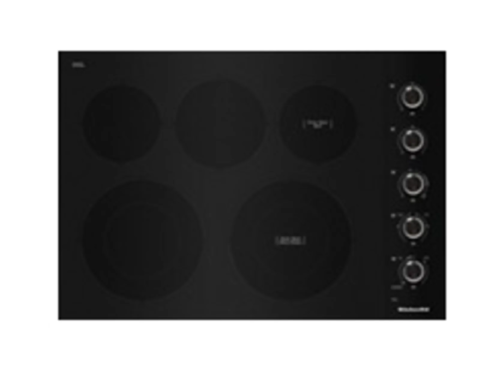KitchenAid 30 Inch Wide Built-In Electric Cooktop, KCES550HBL by Vanessa Jane
