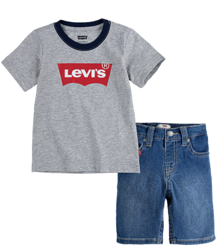 Levis Baby Boys Denim Short Set, Size 24Months by Vanessa Jane