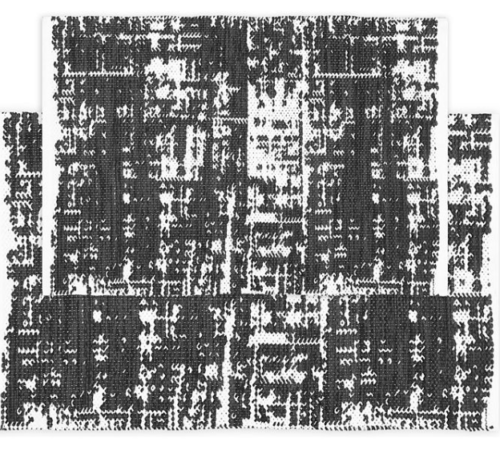 Pure Bath Melrose 2-PC. Bath Rug Set Bedding in Gray by Vanessa Jane
